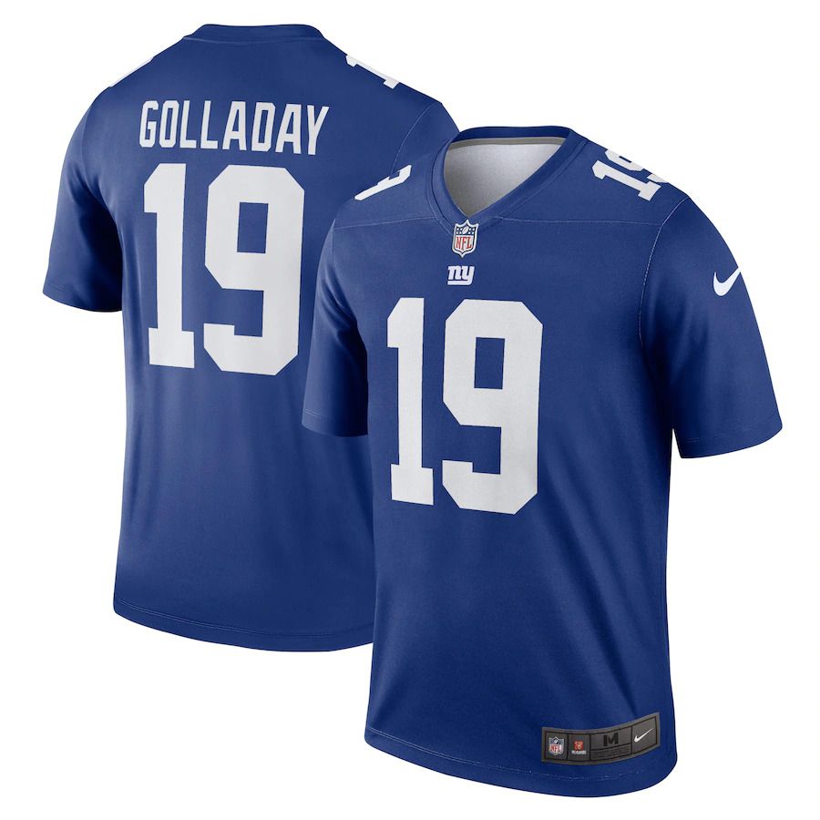 Men New York Giants 19 Kenny Golladay Nike Royal Legend NFL Jersey